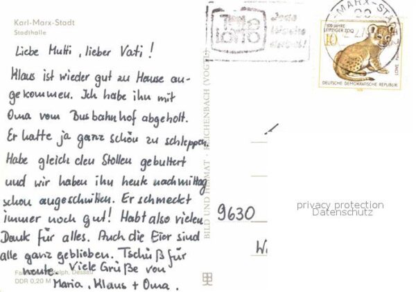 Karl-Marx-Stadt Stadthalle – Bild 2