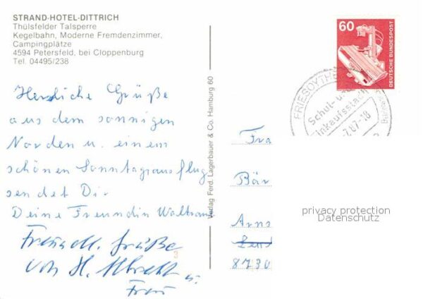 Petersfeld Cloppenburg Strandhotel Dittrich Thülsfelder Talspe – Bild 2
