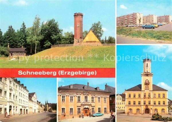 Schneeberg Erzgebirge Keilberg Neubaugebiet Ernst Schneller P