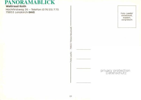 Saig Schwarzwald Gästehaus Panoramablick Fliegeraufnahme – Bild 2