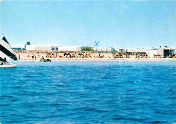 SOUSSE  Tunesie Hotel Alyssa Strand Ansicht vom Meer au