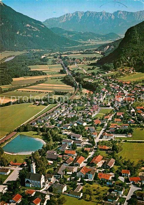 Flintsbach Inn mit Falkenstein Fischbach und Kaisergeb