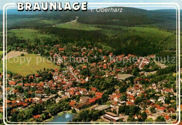Braunlage Kurort Fliegeraufnahme
