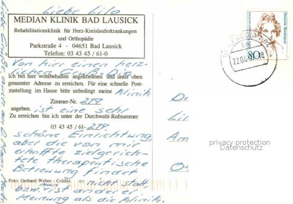 Bad Lausick Median Klinik Rehaklinik Teich – Bild 2