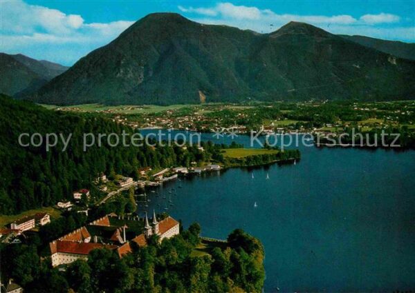 Tegernsee Schloss und Wallberg Mangfallgebirge Fl