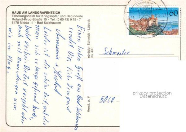 Bad Salzhausen Erholungsheim Haus am Landgrafenteich – Bild 2