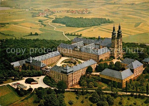 Banz Bad Staffelstein Schloss Fliegeraufnahme