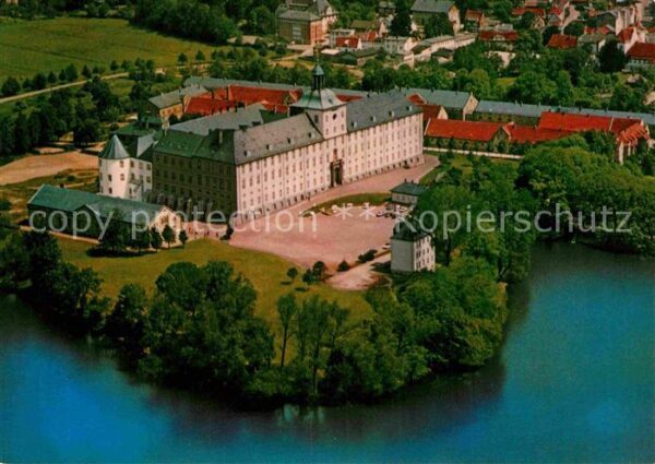 Schleswig Schlei Schloss Gottorf mit Burgsee Fliegeraufn