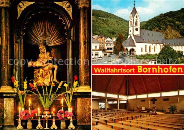 Bornhofen Kamp Wallfahrtsort Kirche Innenansicht Heili