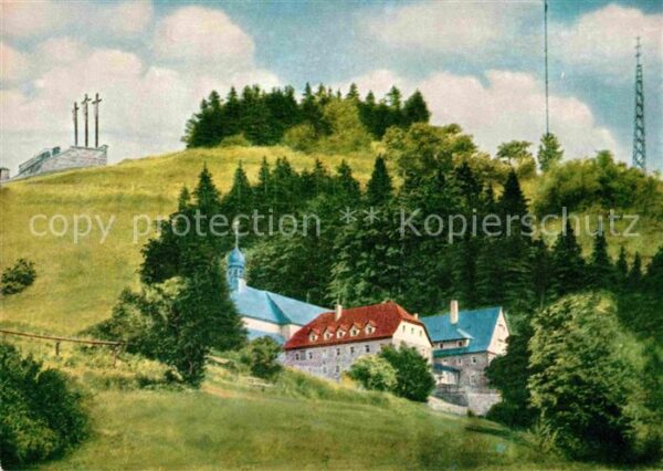 Kloster Kreuzberg mit Fernseh und Rundfunksender