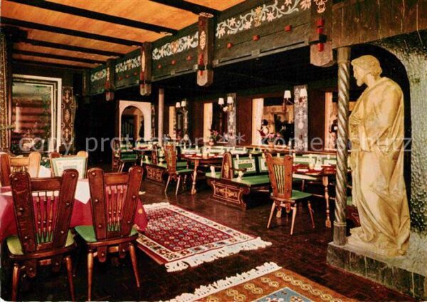 Sonthofen Oberallgaeu Kur und Sporthotel Sonnenalp Restaurant