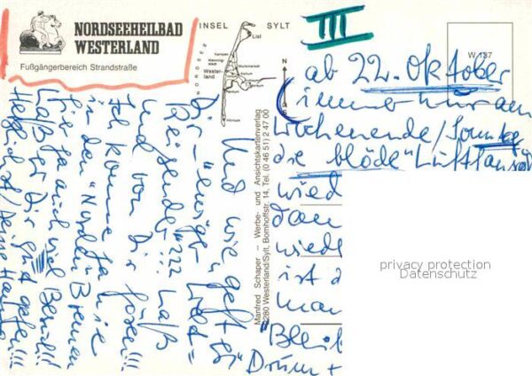 Westerland Sylt Fussgängerbereich Strandstrasse – Bild 2