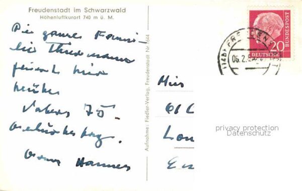 Freudenstadt Panorama Höhenluftkurort im Schwarzwald – Bild 2