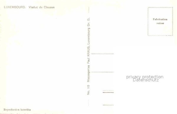 LUXEMBOURG  Luxemburg Viaduc de Clausen Wasserspiegelung – Bild 2