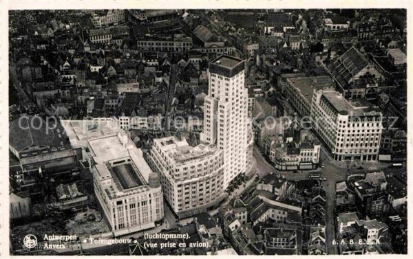 Antwerpen Anvers Torengebouw luchtopname