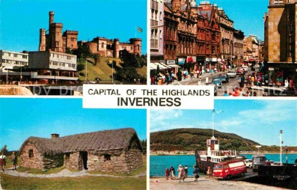 Inverness Highland Castle High Street Old Leanach Cottage