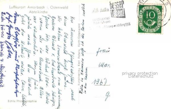 Amorbach Miltenberg Abteikirche Luftkurort – Bild 2