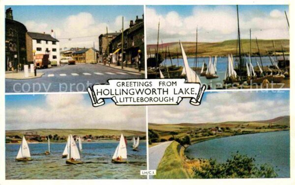 Littleborough Lakeside Hollingworth Lake Sailing Boats