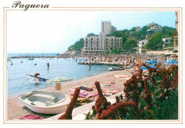 Paguera Mallorca Islas Baleares Detalle de sus playas Strand