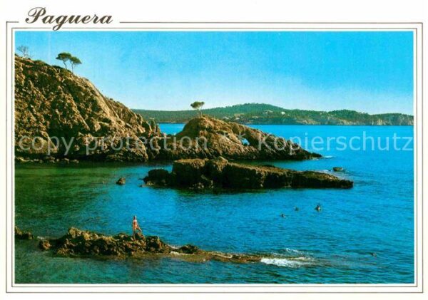 Paguera Mallorca Islas Baleares Detalle de su Costa Panorama Küste