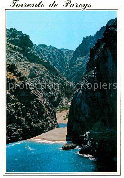 La Calobra Desembocadura del Torrente de Pareys vi