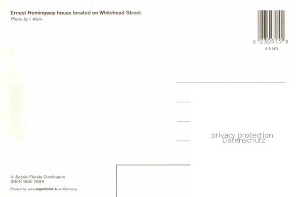 Key West Ernest Hemingway House – Bild 2