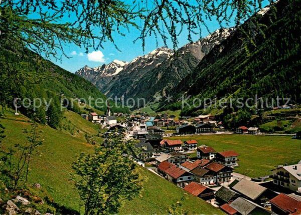 Soelden Oetztal Panorama Sommerkurort Alpen