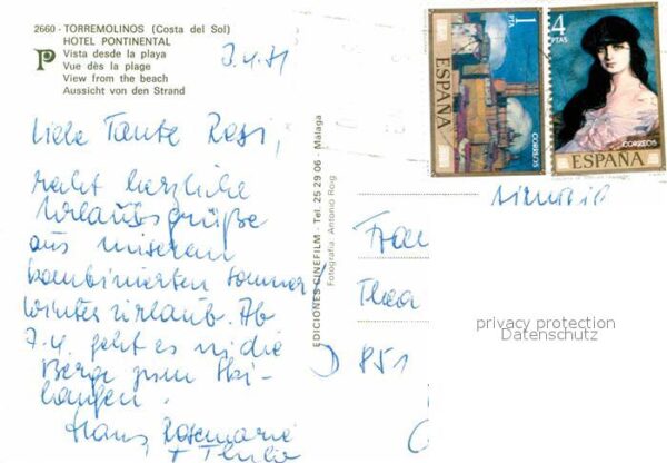 Torremolinos Hotel Continental Strand – Bild 2