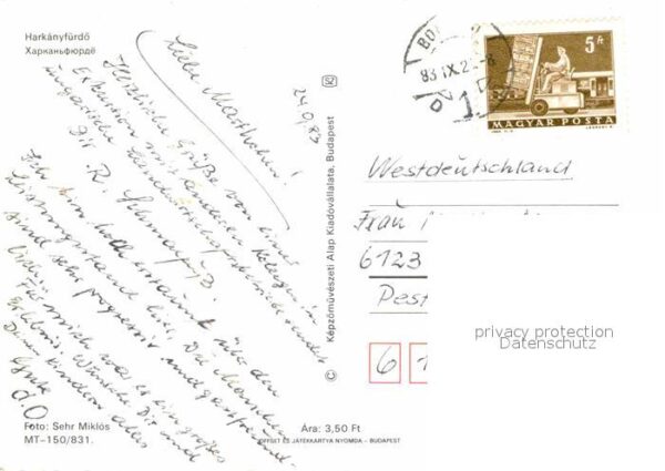 Harkanyfuerdo Schwimmbad Wohnblocks Hochhäuser – Bild 2