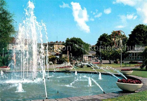 Malmoe Folkets Park Volkspark Wasserspiele