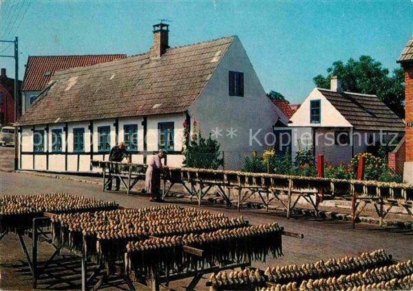 Bornholm Fischerdorf Fischtrocknung