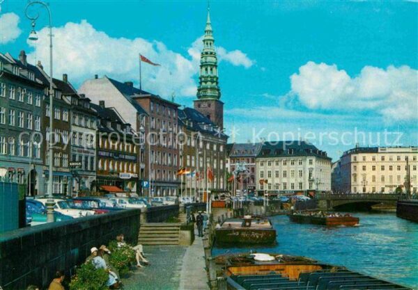 Kopenhagen Gammel Strand Kanal Bootsanleger