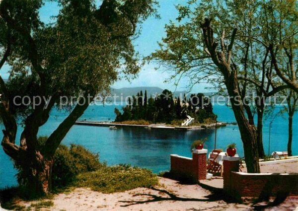 Corfou Le Pontikonissi Insel