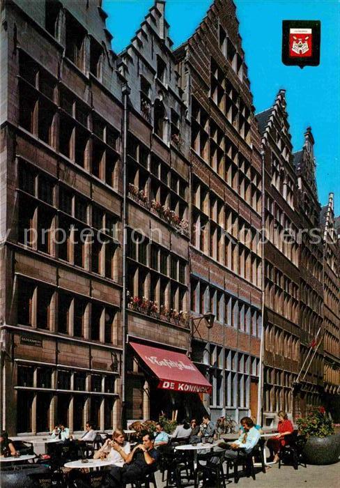 Antwerpen Anvers Gildekamersstraat Oude gevels Alte Fass