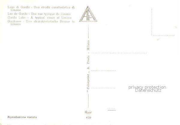 Limone sul Garda Una strada caratteristica typische Stra – Bild 2
