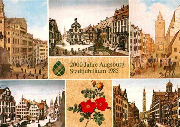 Augsburg 2000 Jahre Stadtjubiläum 1985