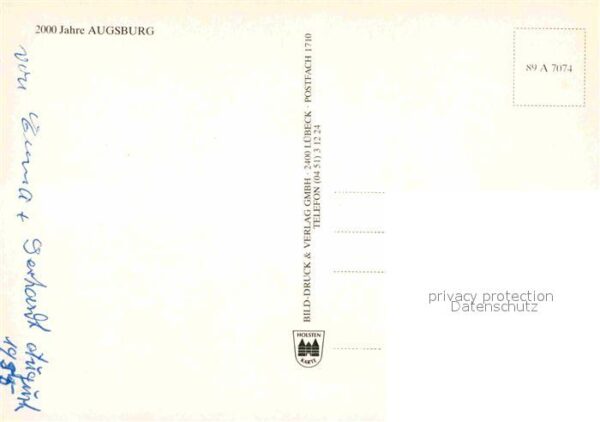 Augsburg 2000 Jahre Stadtjubiläum 1985 – Bild 2