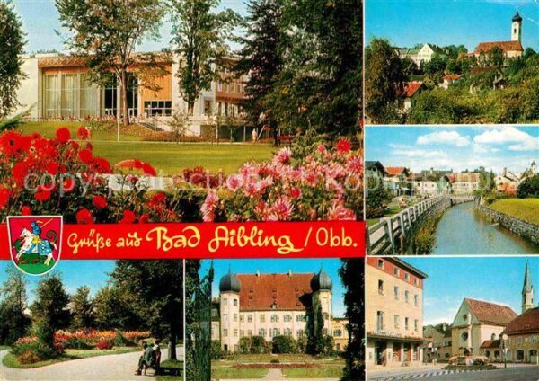 Bad Aibling Kurpark Schloss Kirche Marktplatz Brunn