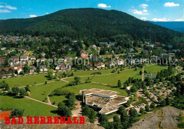 Bad Herrenalb Panorama Blick vom Falkenfelsen Kurort