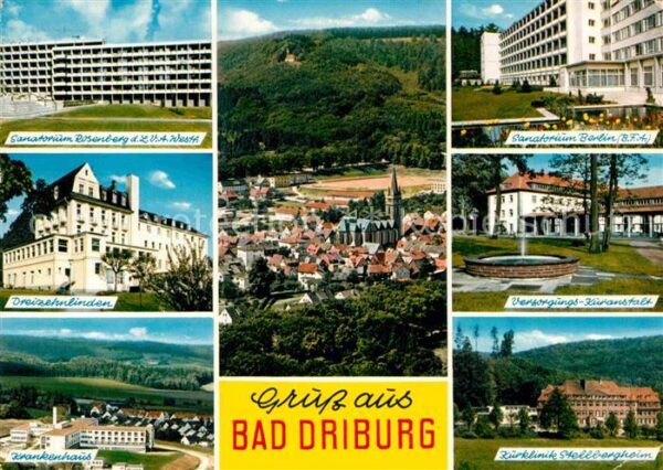 Bad Driburg Sanatorium Kuranstalt Krankenhaus Kurkl