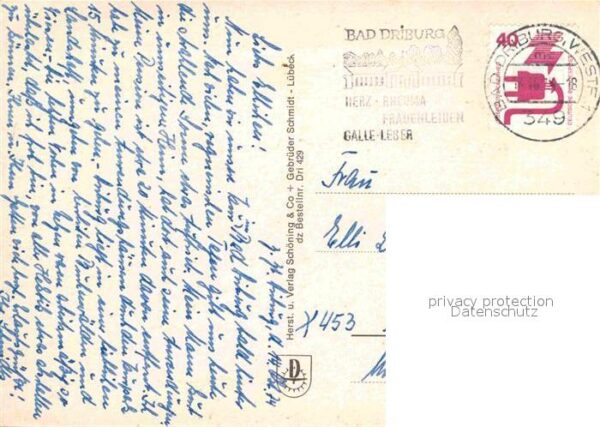 Bad Driburg Sanatorium Kuranstalt Krankenhaus Kurkl – Bild 2