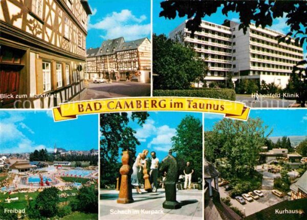 Bad Camberg Fachwerkhäuser Marktplatz Hohenfeld Kli