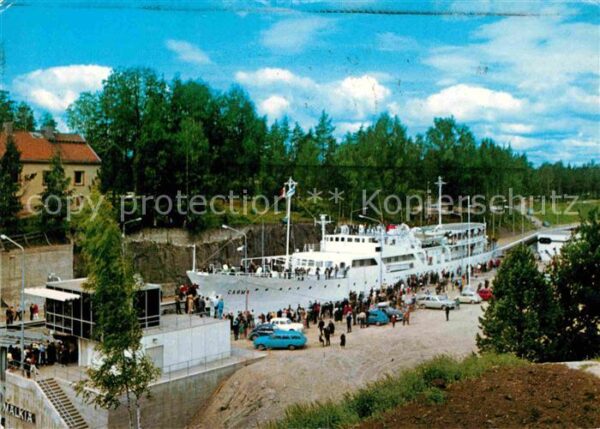 Finnland Suomi Saimaan Kanava Saimaakanal Schleuse