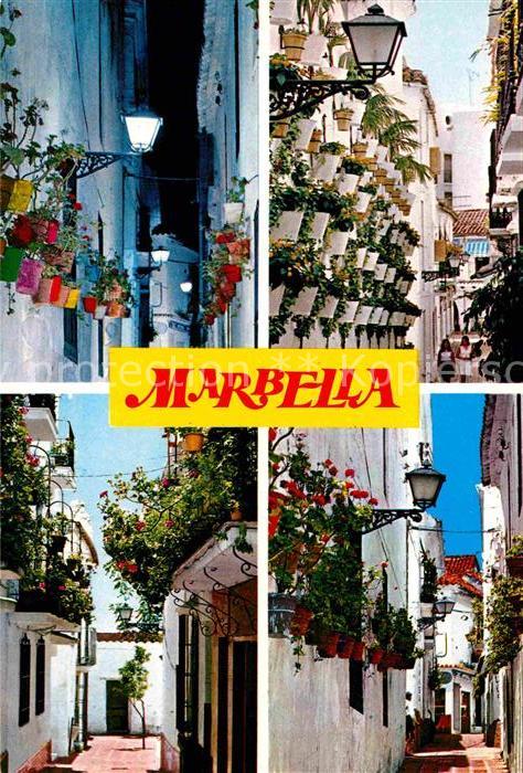 Marbella Andalucia Ortsmotive Gassen