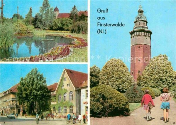 Finsterwalde Goldfischteich Schlosspark Post Sparkas