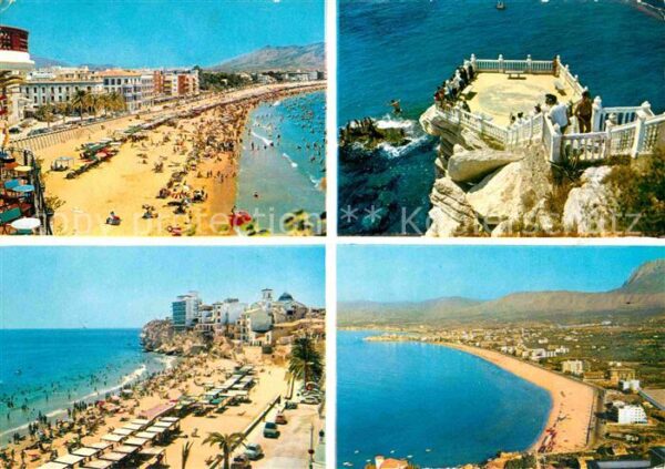 Benidorm Panorama Strand Küste Aussichtsplattfor