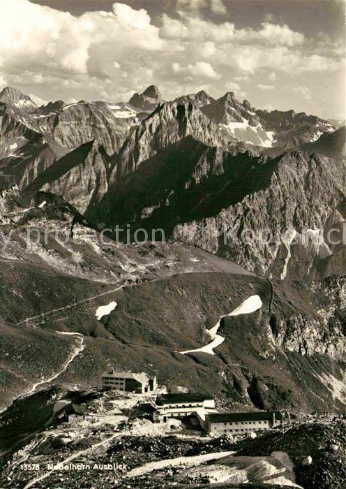 Nebelhorn Panorama Blick gegen Höfats Berghotel G