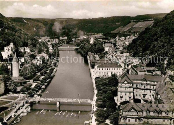 Bad Ems Panorama Blick lahnabwärts