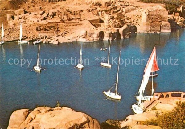 Asswan Sailing boats on the Nile