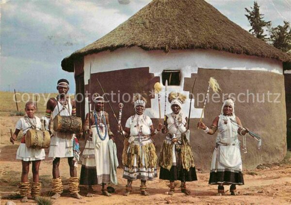 Suedafrika Southafrica RSA Bantu Life Xhosa witchdoctors in full r